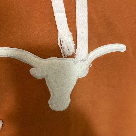 Majestic Men's Burnt Orange Texas Longhorns Hoodie Sweatshirt, Size Medium - Picture 4 of 8